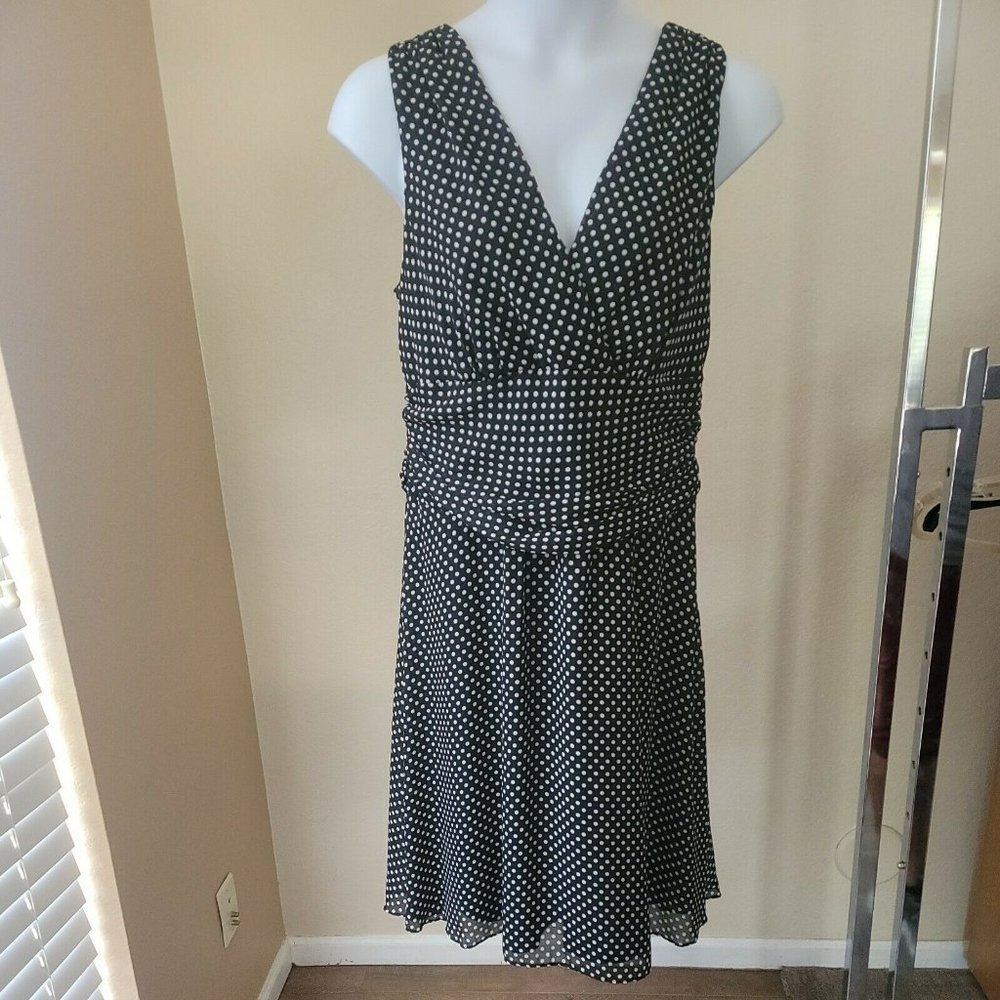 Vintage Cathryn Conover Polka Dot full skirt Dress